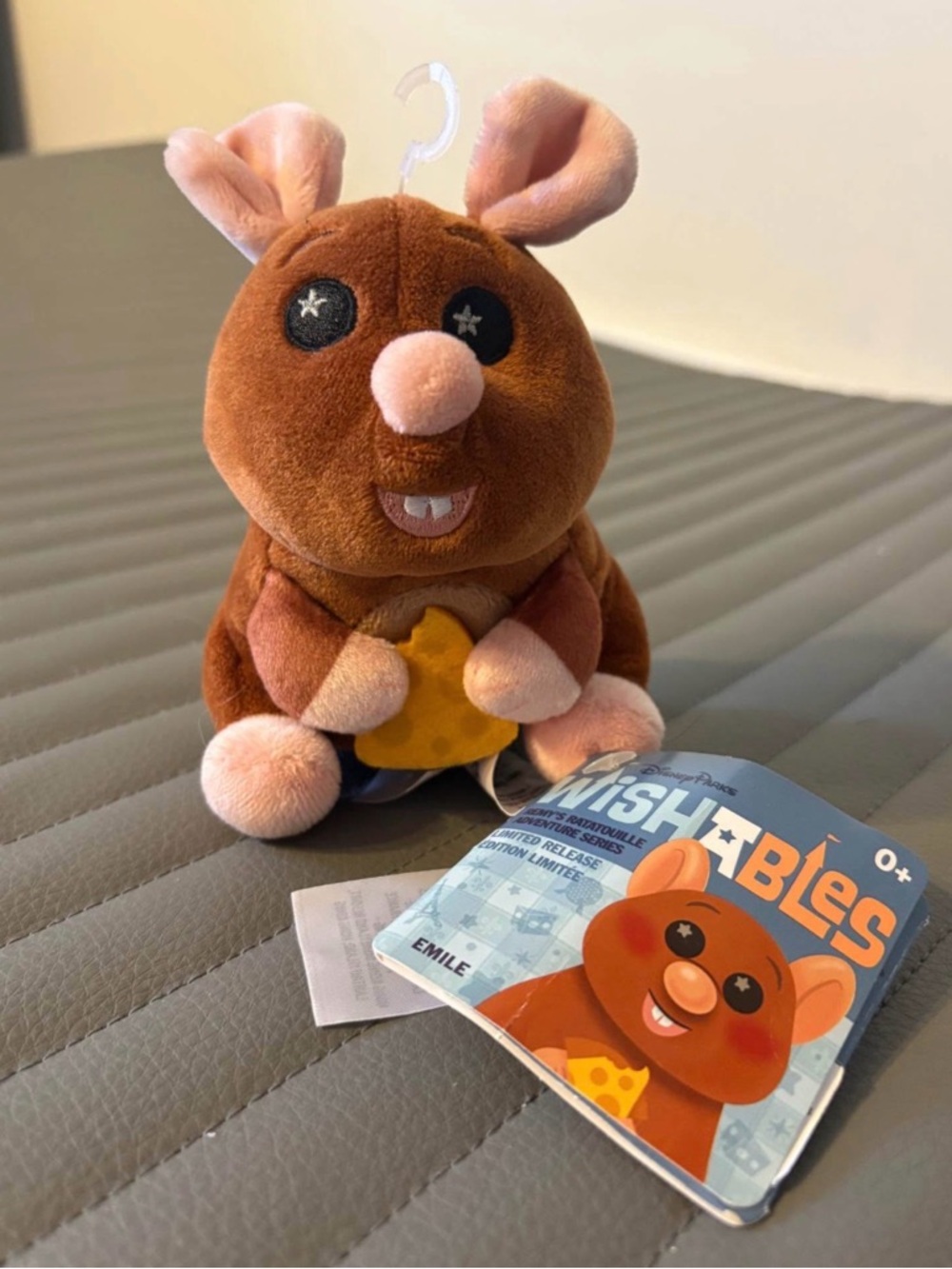 Disney Parc merchandise. Ratatouille collection, Wishables Plush Mouse.
